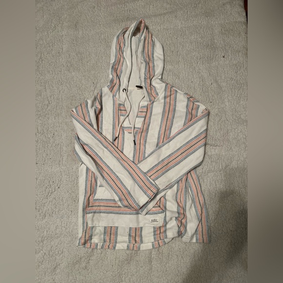 Roxy Sweaters - Pink, Blue, White beachy pullover